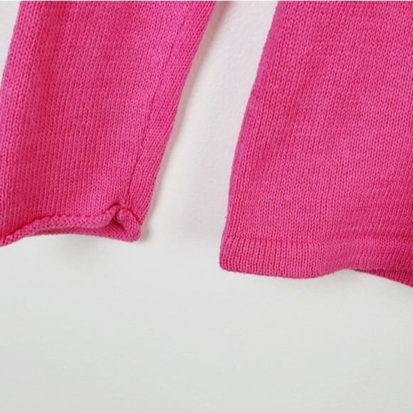 Old Navy Womens Pink Pullover Knit Sweater S Long Sleeve Crew Neck Lightweight - Picture 6 of 9